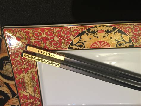 versace chopsticks|versace dishes for sale.